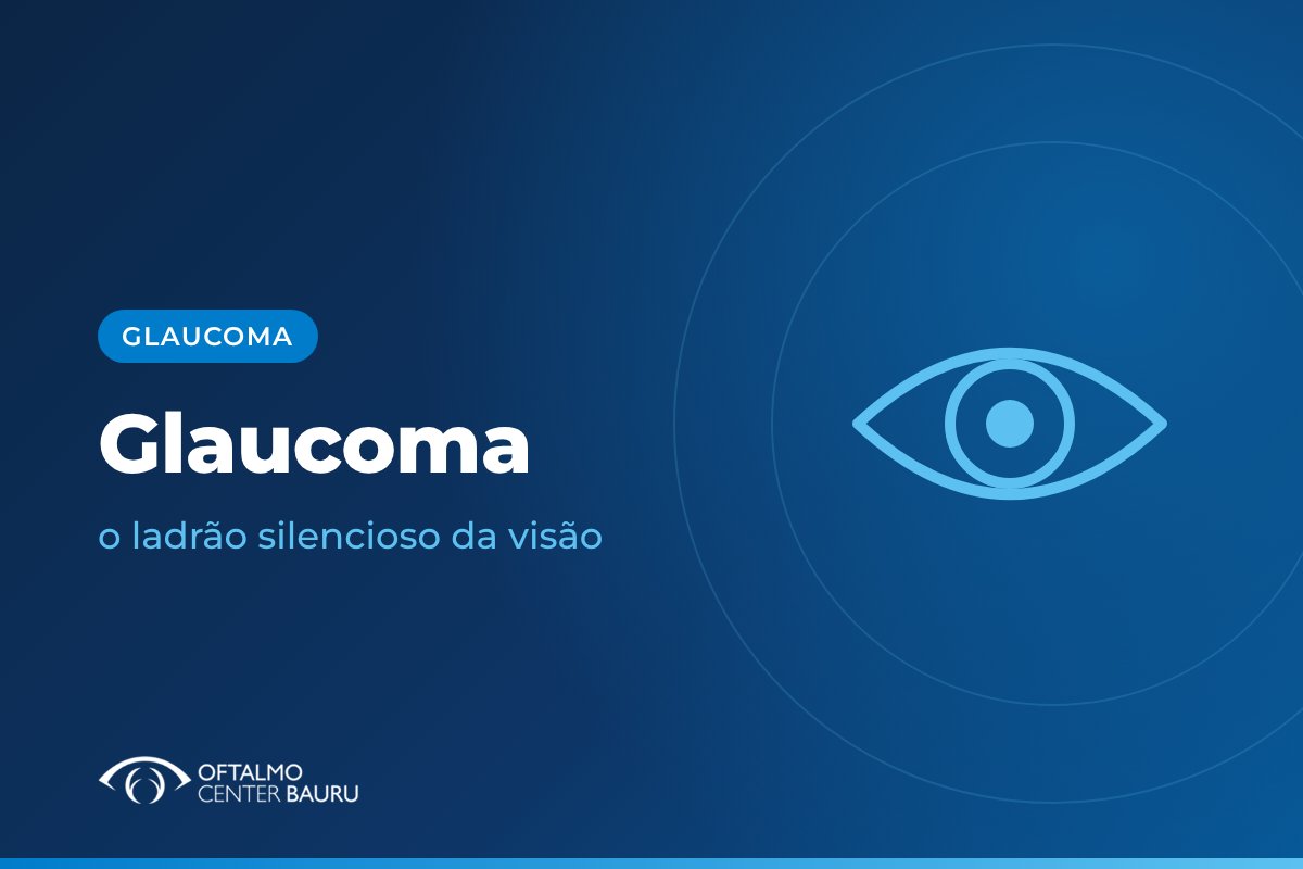 Ilustração sobre glaucoma e o nervo óptico