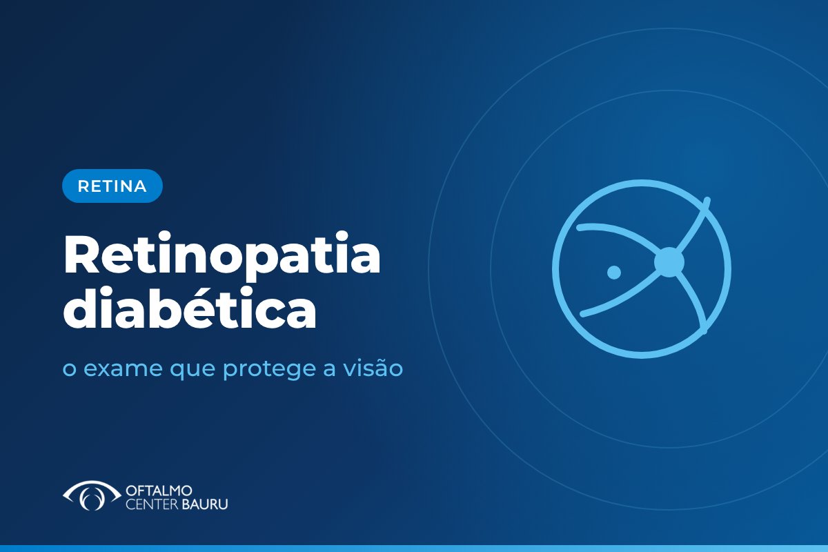 Ilustração sobre retinopatia diabética